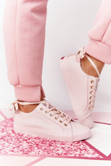 Naturleder-Sneaker CROSS JEANS HH2R4004C rosa Farbe