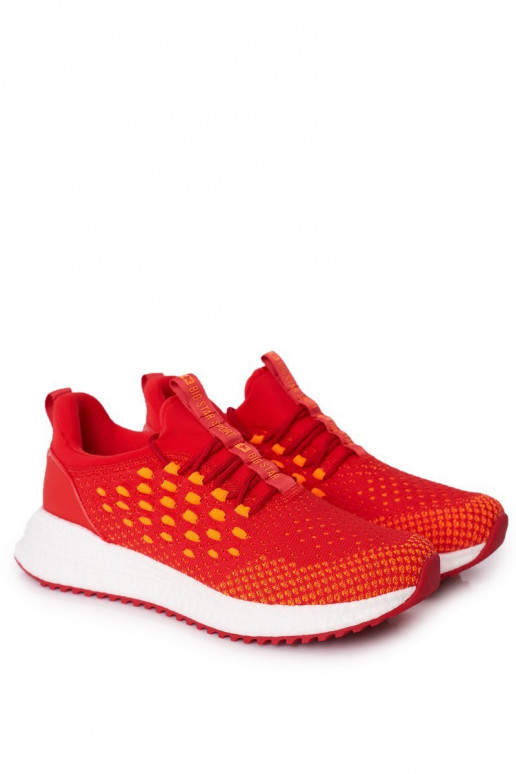 für Herren Sportschuhe Memory Foam Big Star FF174240 rote Farbe