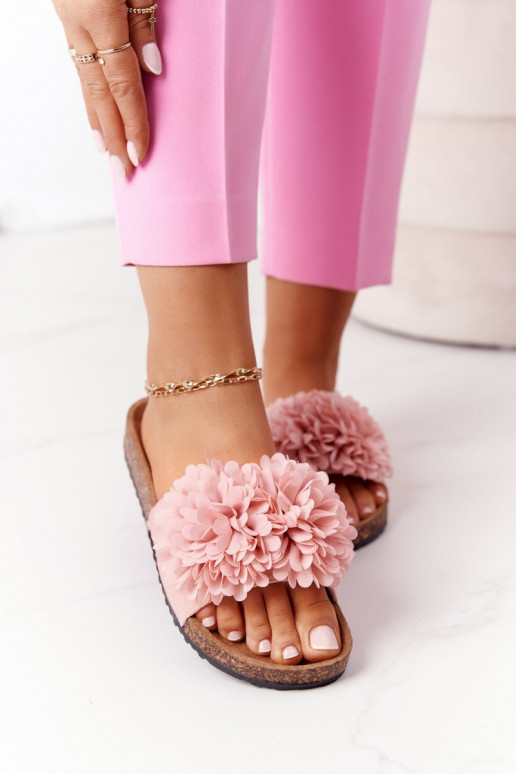 Hausschuhe rosa Flowerbomb Hausschuhe rosa Flowerbomb