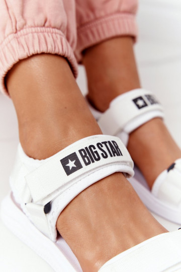 Sportliche Sandalen Big Star HH274A026 in weißer Farbe 2