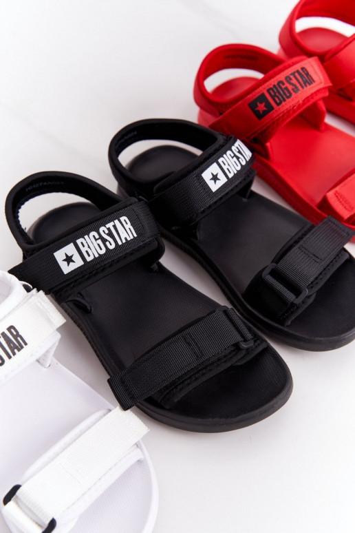 Sportliche Sandalen Big Star HH274A026 in weißer Farbe Sportliche Sandalen Big Star HH274A026 in weißer Farbe