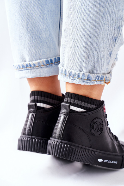 Freizeitschuhe Cross Jeans schwarze Farbe II2R4021 Freizeitschuhe Cross Jeans schwarze Farbe II2R4021