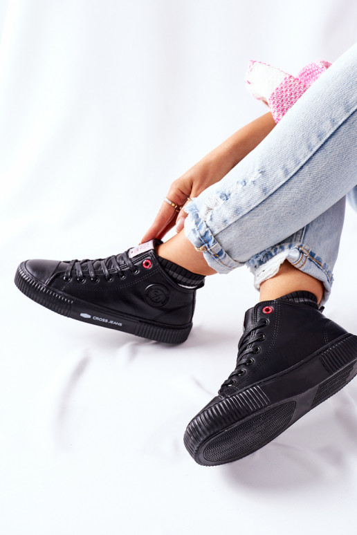 Freizeitschuhe Cross Jeans schwarze Farbe II2R4021 Freizeitschuhe Cross Jeans schwarze Farbe II2R4021