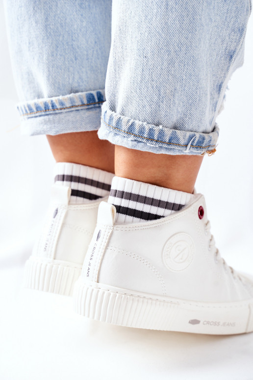 Freizeitschuhe Cross Jeans weiße Farbe II2R4022