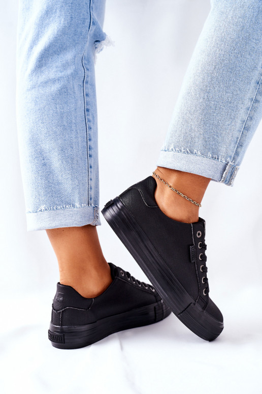 Damenschuhe mit Plateau BIG STAR II274345 schwarz Damenschuhe mit Plateau BIG STAR II274345 schwarz