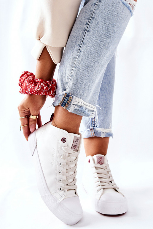 Freizeitschuhe mit Einlegesohle Cross Jeans II2R4033C weiße Farbe Freizeitschuhe mit Einlegesohle Cross Jeans II2R4033C weiße Farbe