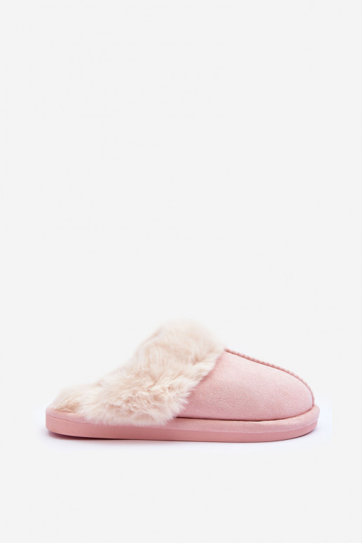 Hausschuhe mit rosa Fell Pinky Hausschuhe mit rosa Fell Pinky