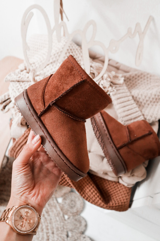 Warme Kinder-Winterstiefel in der Farbe Braun Gooby Warme Kinder-Winterstiefel in der Farbe Braun Gooby