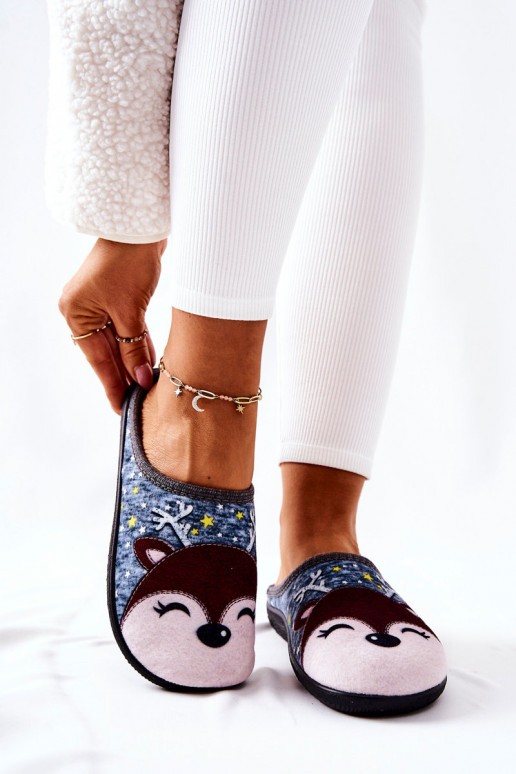 Beheizte Hausschuhe in der Farbe Blau Taffy Beheizte Hausschuhe in der Farbe Blau Taffy