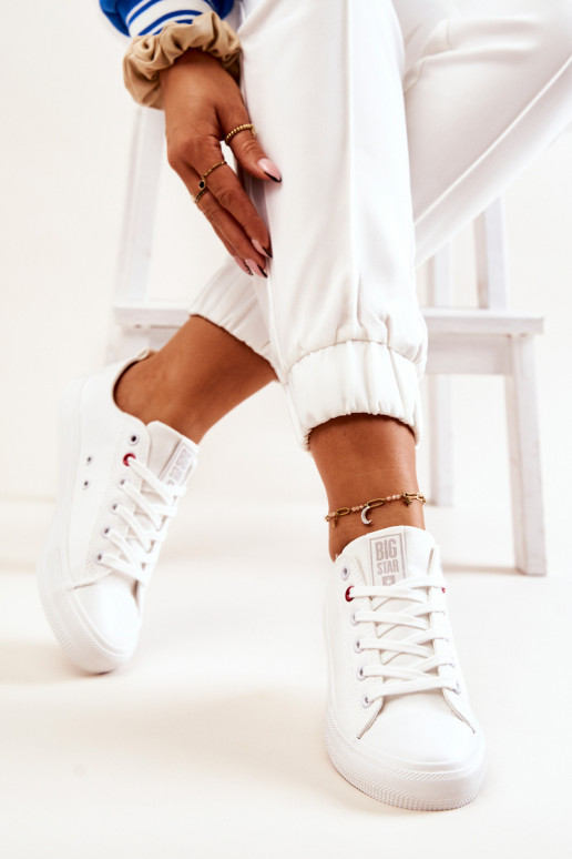 Turnschuhe Big Star JJ274001 weiße Farbe