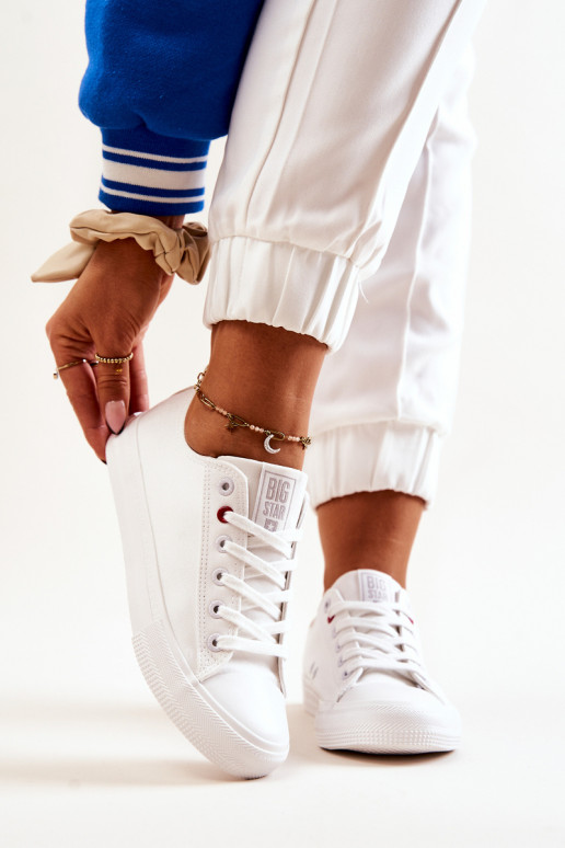 Turnschuhe Big Star JJ274001 weiße Farbe