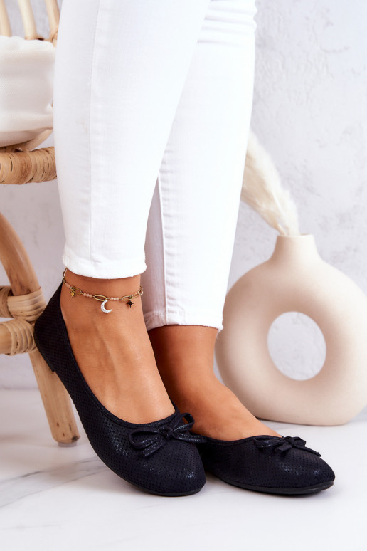 Ballerinas Klassisches Modell schwarz Farbe Fimme Ballerinas Klassisches Modell schwarz Farbe Fimme