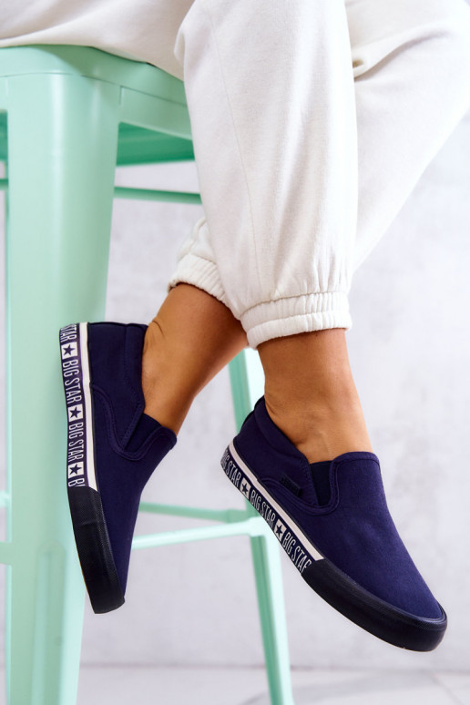 Sneakers Slip-on Big Star HH274011 dunkelblau Sneakers Slip-on Big Star HH274011 dunkelblau