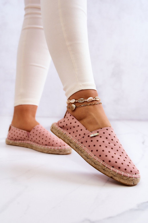 Espadrilles mit Punkten Big Star JJ274869 rosa Espadrilles mit Punkten Big Star JJ274869 rosa