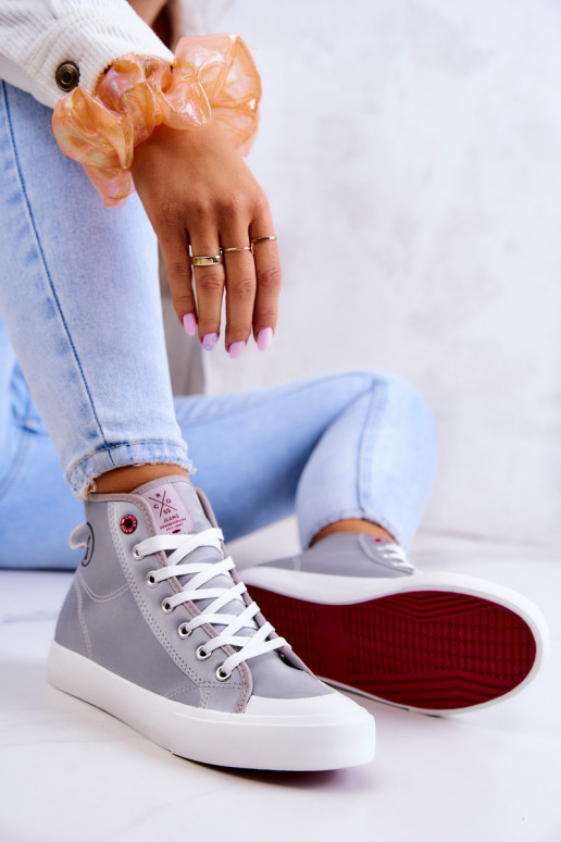 Freizeitschuhe mit Sohle Cross Jeans JJ2R4057C graue Farbe Freizeitschuhe mit Sohle Cross Jeans JJ2R4057C graue Farbe