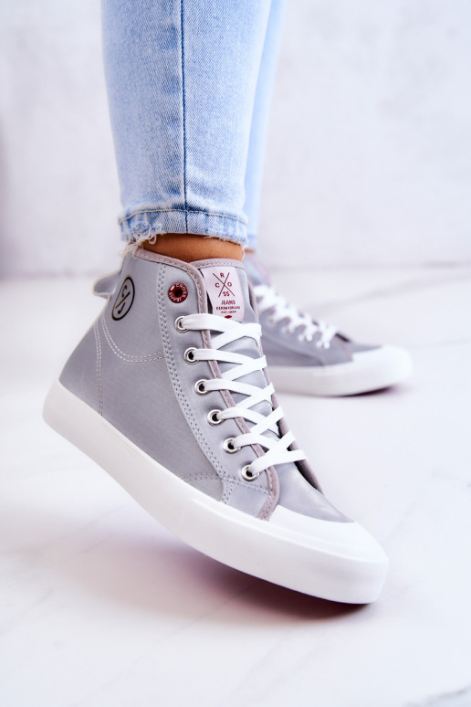 Freizeitschuhe mit Sohle Cross Jeans JJ2R4057C graue Farbe Freizeitschuhe mit Sohle Cross Jeans JJ2R4057C graue Farbe