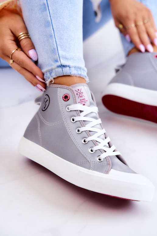Freizeitschuhe mit Sohle Cross Jeans JJ2R4057C graue Farbe Freizeitschuhe mit Sohle Cross Jeans JJ2R4057C graue Farbe