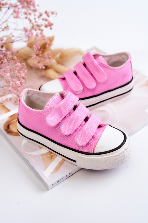 Kinder-Freizeitschuhe mit Klebeverschlüssen in rosa Bernie Kinder-Freizeitschuhe mit Klebeverschlüssen in rosa Bernie