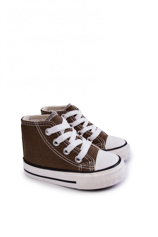 Kinder-Freizeitschuhe mit Sohle in der Farbe Khaki von Filemon Kinder-Freizeitschuhe mit Sohle in der Farbe Khaki von Filemon