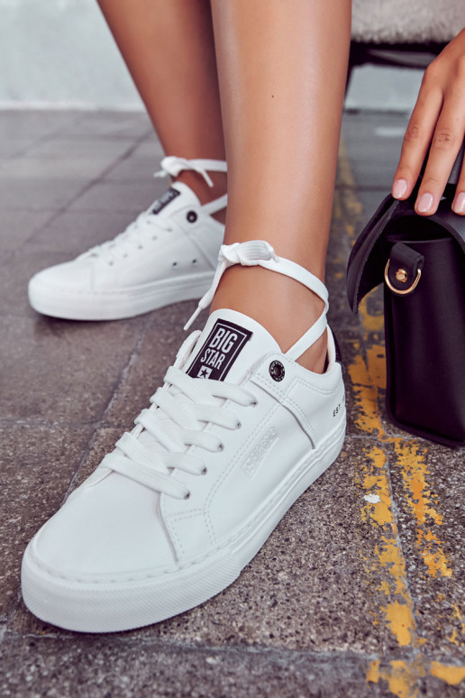 Sneakers Big Star JJ274211 Weiß-Schwarz