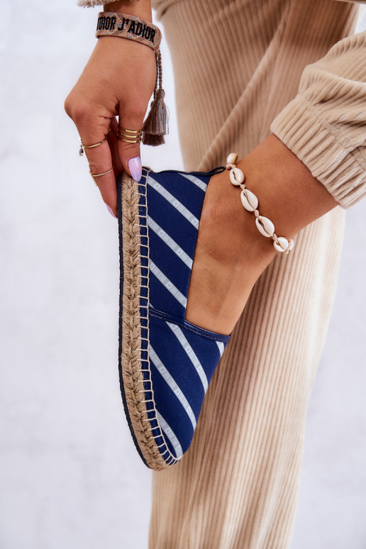 Klassisches Modell Espadrilles Big Star JJ274960 dunkelblau Klassisches Modell Espadrilles Big Star JJ274960 dunkelblau