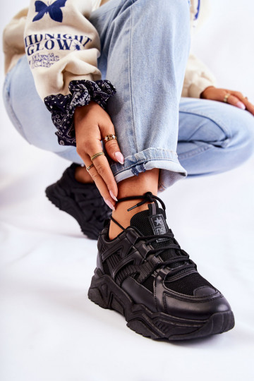 Stylische Freizeitschuhe in der Farbe Schwarz Daren