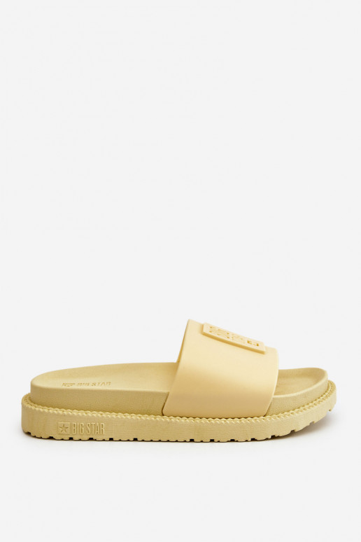 Hausschuhe Big Star JJ274A305 gelb