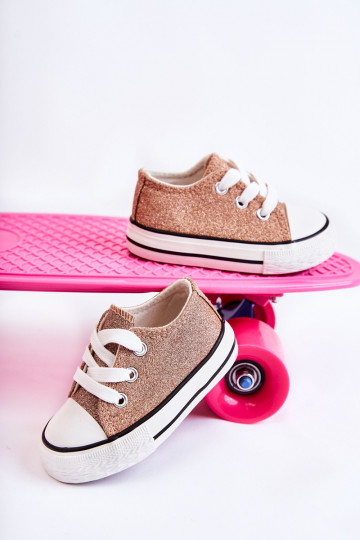 Freizeitschuhe für Kinder mit Riemen in der Farbe Roségold von Wella 2