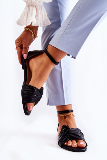 Damensandalen schwarz Farbe Astana 2