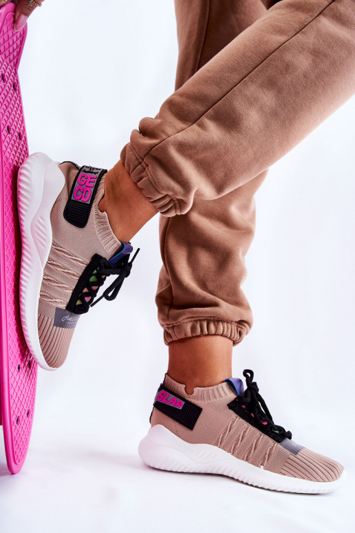 Klayra beige Klayra-Schuhe des widerstandsfähigen Modells Sneakers-Modell