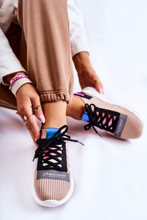 Klayra beige Klayra-Schuhe des widerstandsfähigen Modells Sneakers-Modell