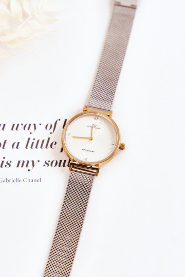 Wasserdichte Damenuhr Giorgio & Dario in der Farbe Gold-Silber