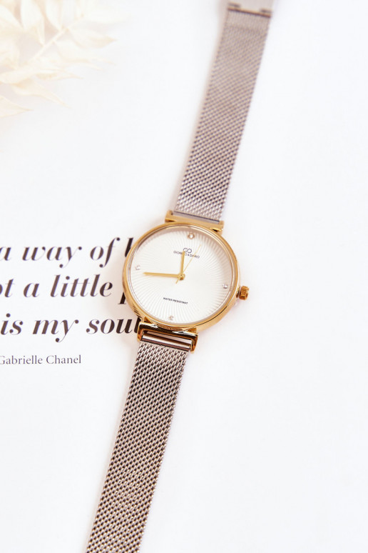 Wasserdichte Damenuhr Giorgio & Dario in der Farbe Gold-Silber Wasserdichte Damenuhr Giorgio & Dario in der Farbe Gold-Silber