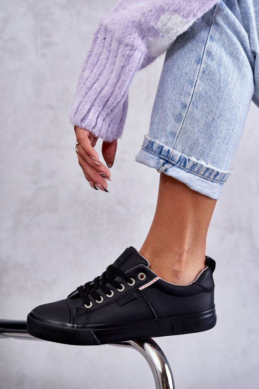 Damen-Freizeitschuhe Big Star KK274006 schwarz Damen-Freizeitschuhe Big Star KK274006 schwarz