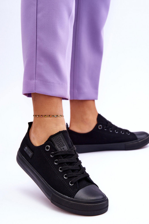 Stoff-Freizeitschuhe Big Star KK274009 schwarz Stoff-Freizeitschuhe Big Star KK274009 schwarz