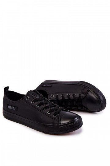 für Herren Niedrige Freizeitschuhe Big Star KK174009 schwarze Farbe 2