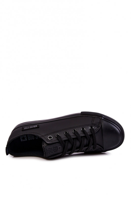 für Herren Niedrige Freizeitschuhe Big Star KK174009 schwarze Farbe