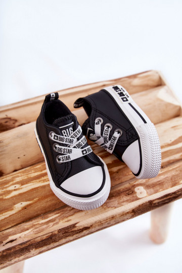 Kinder-Freizeitschuhe BIG STAR KK374041 Schwarz und Weiß 2