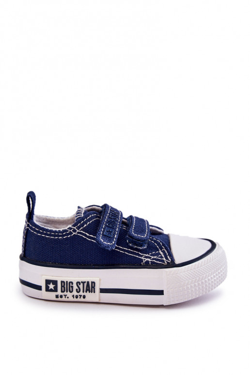 Kinder-Freizeitschuhe mit Klebeverschlüssen BIG STAR KK374075 dunkelblau Kinder-Freizeitschuhe mit Klebeverschlüssen BIG STAR KK374075 dunkelblau