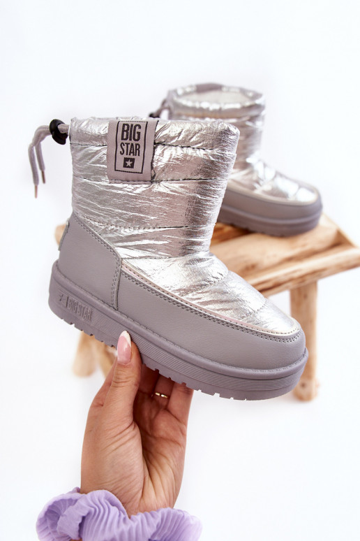 Kinder-Schneestiefel Big Star KK374218 grau und silber Kinder-Schneestiefel Big Star KK374218 grau und silber