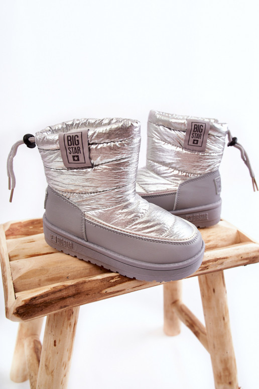 Kinder-Schneestiefel Big Star KK374218 grau und silber Kinder-Schneestiefel Big Star KK374218 grau und silber