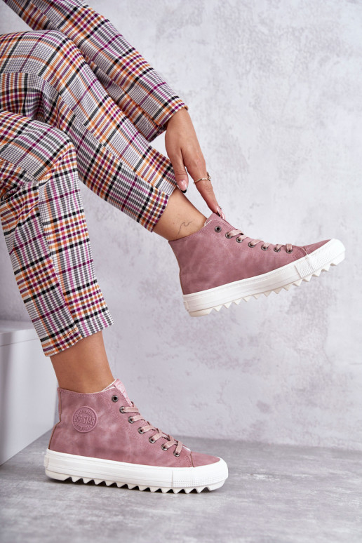 Freizeitschuhe Big Star in warmem Rosa EE274113 Freizeitschuhe Big Star in warmem Rosa EE274113