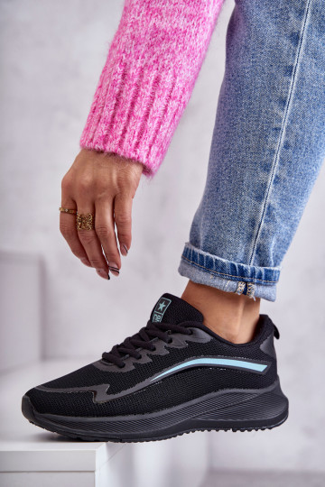 Modische Sportschuhe Sneakers Modell Schuhe schwarz Farbe Ida 2