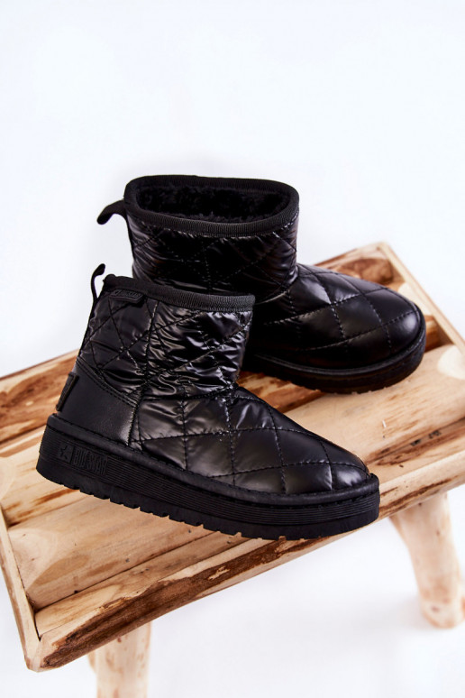 Warme Kinder-Winterstiefel Big Star KK374242 schwarz Warme Kinder-Winterstiefel Big Star KK374242 schwarz