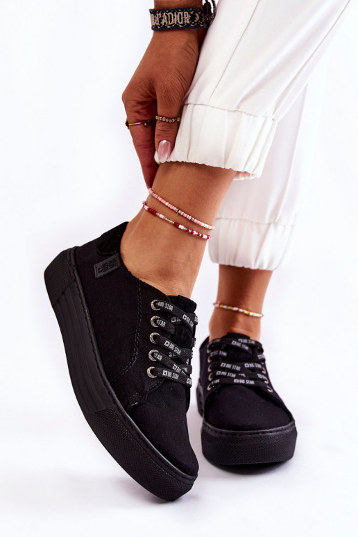 Damenschuhe Memory Foam System Big Star KK276001 schwarz Damenschuhe Memory Foam System Big Star KK276001 schwarz