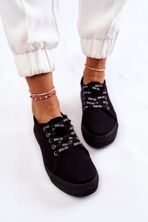 Damenschuhe Memory Foam System Big Star KK276001 schwarz Damenschuhe Memory Foam System Big Star KK276001 schwarz