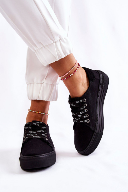 Damenschuhe Memory Foam System Big Star KK276001 schwarz Damenschuhe Memory Foam System Big Star KK276001 schwarz