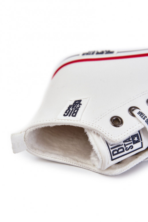 Gewärmte Freizeitschuhe Big Star KK174345 weiße Farbe Gewärmte Freizeitschuhe Big Star KK174345 weiße Farbe