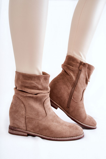 Aus Wildleder Stiefel Beige Finney