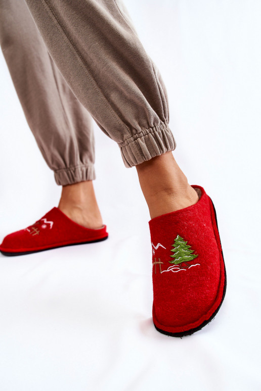 Hausschuhe Big Star KK276017 rot-sandfarben Hausschuhe Big Star KK276017 rot-sandfarben